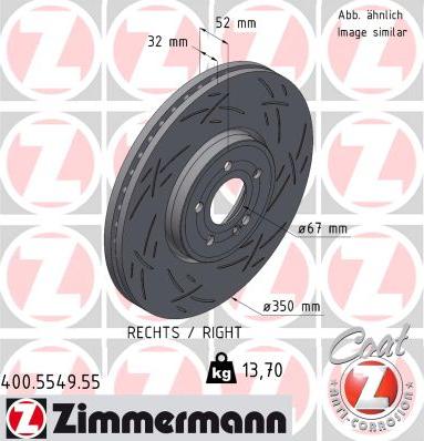 Zimmermann 400.5549.55 - Kočioni disk www.molydon.hr