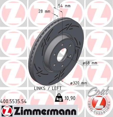 Zimmermann 400.5535.54 - Kočioni disk www.molydon.hr