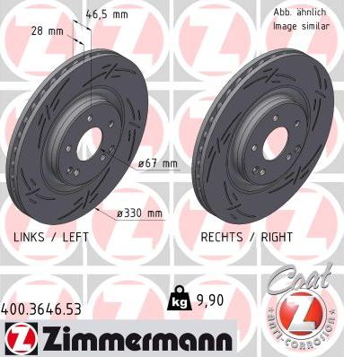 Zimmermann 400.3646.53 - Kočioni disk www.molydon.hr