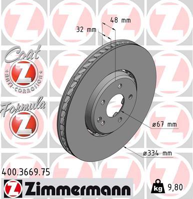 Zimmermann 400.3669.75 - Kočioni disk www.molydon.hr