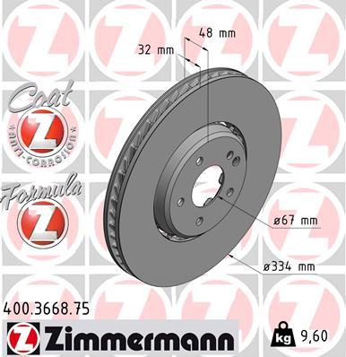 Zimmermann 400.3668.75 - Kočioni disk www.molydon.hr