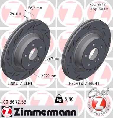 Zimmermann 400.3672.53 - Kočioni disk www.molydon.hr