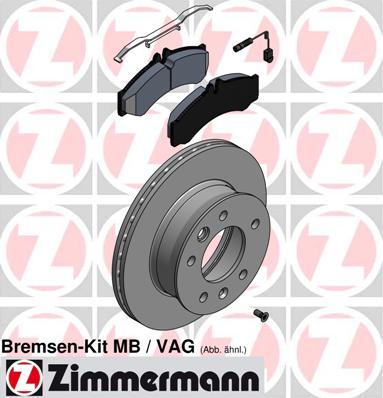 Zimmermann 640.4300.00 - Komplet kočnica, disk-kočnica www.molydon.hr