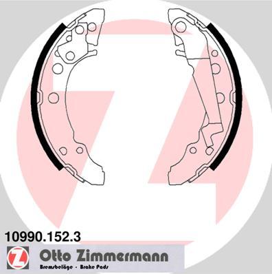 Zimmermann 10990.152.3 - Komplet kočnica, bubanj kočnice www.molydon.hr