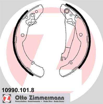 Zimmermann 10990.101.8 - Komplet kočnica, bubanj kočnice www.molydon.hr