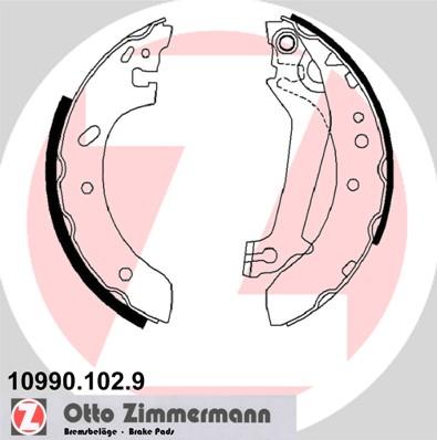 Zimmermann 10990.102.9 - Komplet kočnica, bubanj kočnice www.molydon.hr