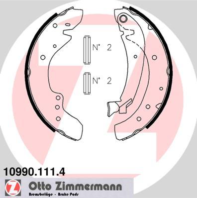Zimmermann 10990.111.4 - Komplet kočnica, bubanj kočnice www.molydon.hr