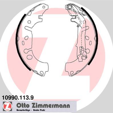 Zimmermann 10990.113.9 - Komplet kočnica, bubanj kočnice www.molydon.hr