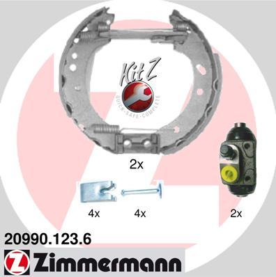 Zimmermann 20990.123.6 - Komplet kočnica, bubanj kočnice www.molydon.hr