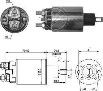 ZM ZM 480 - Elektromagnetni Prekidač, starter www.molydon.hr