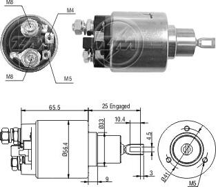 ZM ZM1474 - Elektromagnetni Prekidač, starter www.molydon.hr