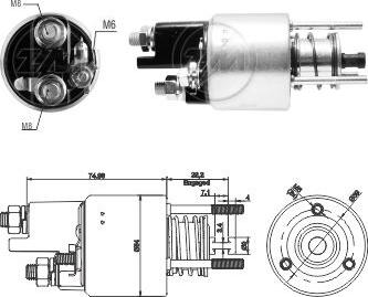 ZM ZM 3-397 - Elektromagnetni Prekidač, starter www.molydon.hr