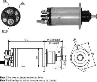 ZM ZM2818 - Elektromagnetni Prekidač, starter www.molydon.hr
