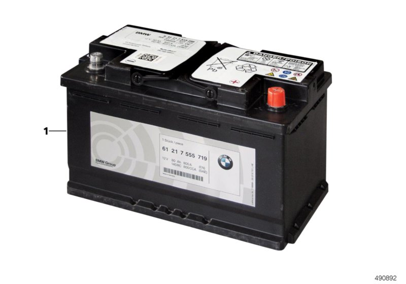 BMW 61216924023 - Akumulator  www.molydon.hr