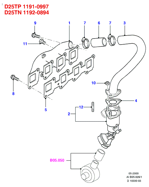 FORD 6 175 933 - Brtva, EGR-ventil (ventil za recirkulaciju ispuh.plinova) www.molydon.hr