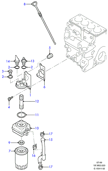 Master-Sport 840/2-OF-PCS-MS - Filter za ulje www.molydon.hr