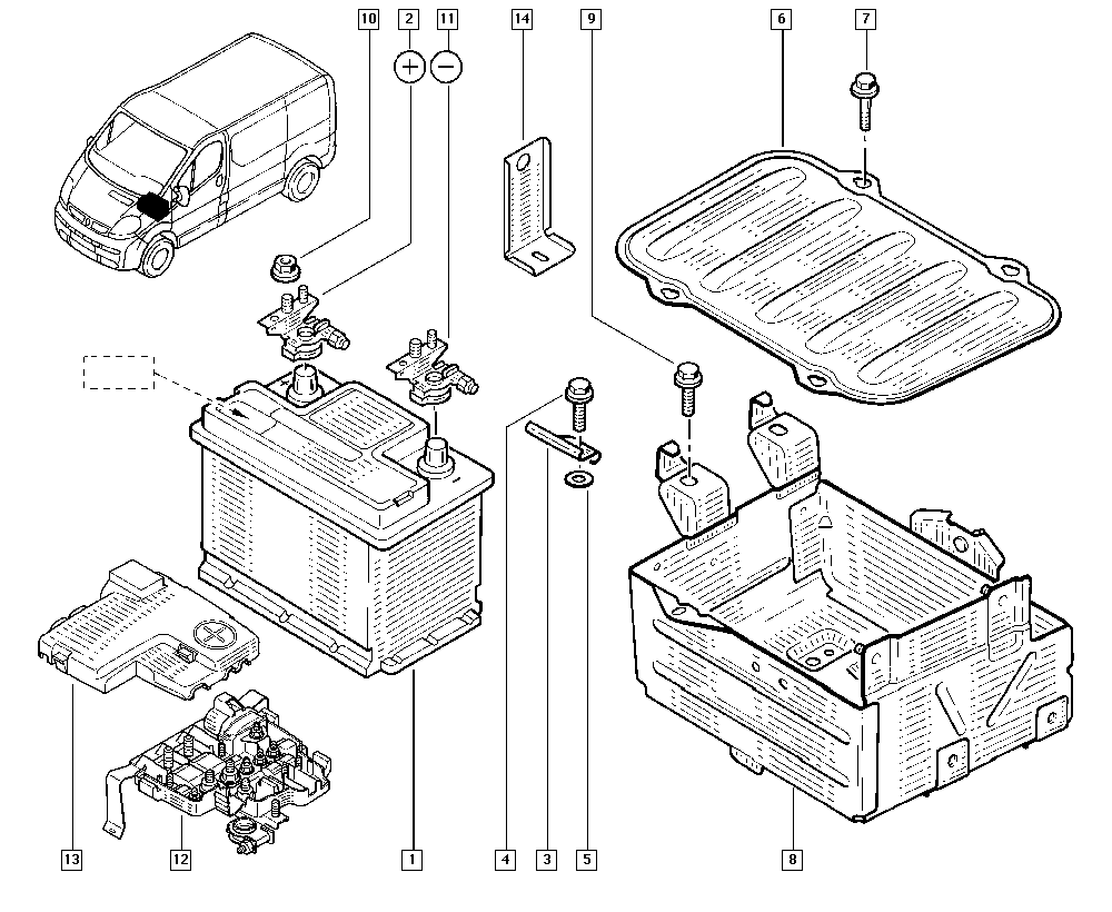 RENAULT 7711419086 - Akumulator  www.molydon.hr