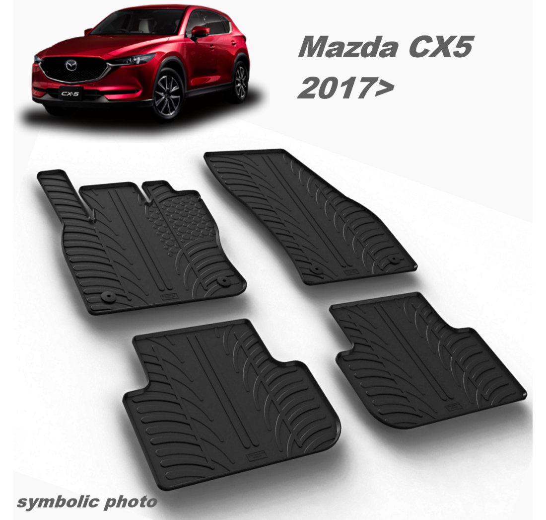 GUMENI AUTO TEPISI ZA MAZDA CX5 - KOMPLET PREDNJI I ZADNJI