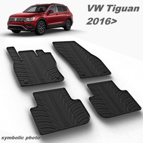 GUMENI AUTO TEPISI ZA VW TIGUAN - KOMPLET PREDNJI I ZADNJI GUMENI AUTO TEPISI ZA VW TIGUAN - KOMPLET PREDNJI I ZADNJI