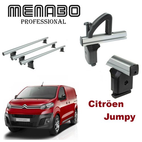 KROVNI NOSAČI ZA CITROËN JUMPY III - 2016> + GRANIČNICI KROVNI NOSAČI ZA CITROËN JUMPY III - 2016> + GRANIČNICI