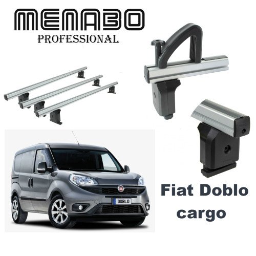 KROVNI NOSAČI ZA FIAT DOBLO CARGO II 2015 > + GRANIČNICI KROVNI NOSAČI ZA FIAT DOBLO CARGO II 2015 > + GRANIČNICI