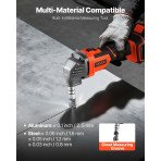 Aku škare za lim (nibbler) 20 V, 4000 mAh, motor bez četkica, aluminij do 2,5 mm, čelik do 1,6 mm