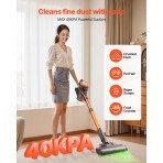 Bežični štapni usisivač, do 40 kPa, rad do 47 min, spremnik 1 L, HEPA, protiv zapetljavanja dlaka