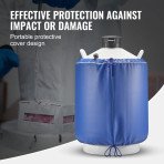 Aluminijski spremnik za tekući dušik 30 L, čuvanje 224–246 dana