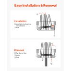 Komplet steznih čahura ER32, 25 komada, raspon 1,6–20,6 mm (1/16″–13/16″), TIR 0,02 mm, kutija