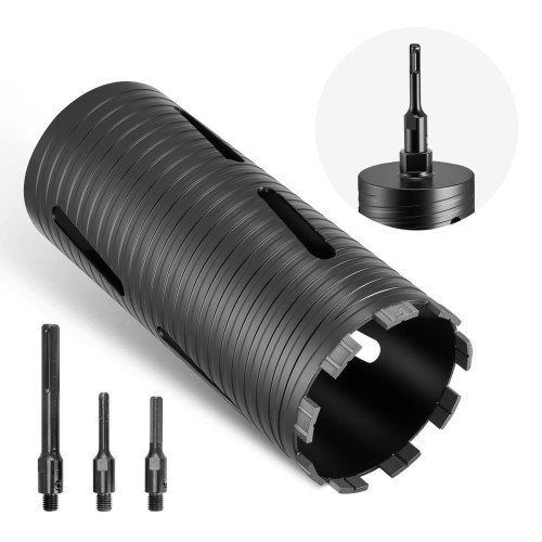 Dijamantna kruna za bušenje, promjer 102 mm, dubina bušenja 241 mm Dijamantna kruna za bušenje, promjer 102 mm, dubina bušenja 241 mm