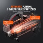Kompresor za zrak za pneumatski alat i pumpanje guma, spremnik 3 L, 12 V