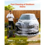 Aluminijski perač pod tlakom, 7 l/min, 4 sapnice