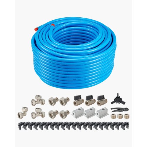 Cijevni razvod komprimiranog zraka, aluminijski, 91,4 m, ⌀ 19 mm Cijevni razvod komprimiranog zraka, aluminijski, 91,4 m, ⌀ 19 mm