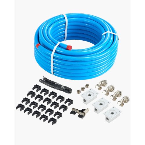 Cijevni razvod komprimiranog zraka, aluminijski, 30,5 m, ⌀ 19 mm, 10,8 kg Cijevni razvod komprimiranog zraka, aluminijski, 30,5 m, ⌀ 19 mm, 10,8 kg