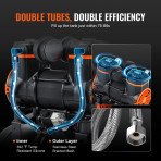 Kompresor za zrak, 18 L, 900 W, dva cilindra, 2,2 CFM pri 6,2 bar