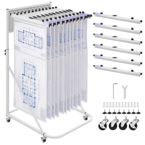 Aluminijski stalak za role nacrta i plakata, 6 komada u pakiranju Aluminijski stalak za role nacrta i plakata, 6 komada u pakiranju