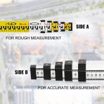 Aluminijski stativ za laser 1,04–1,65 m, s mjernom letvom 5 m