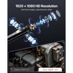 Endoskopska kamera s tri kamere, kabel 5 m, IPS zaslon 4,5″