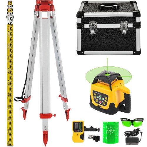 Aluminijska laserska libela, 5 brzina do 600 o/min, samoniveliranje ±5° Aluminijska laserska libela, 5 brzina do 600 o/min, samoniveliranje ±5°