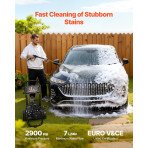 Benzinski perač pod tlakom od aluminija, 7 l/min, 4 sapnice