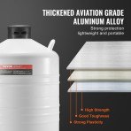 Aluminijski spremnik za tekući dušik 30 L, čuvanje 224–246 dana