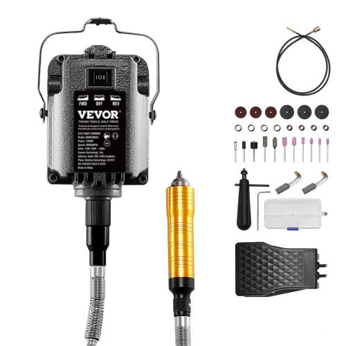 Brusilica sa savitljivom osovinom 1200 W, 30000 o/min, set od 31 dijela Brusilica sa savitljivom osovinom 1200 W, 30000 o/min, set od 31 dijela
