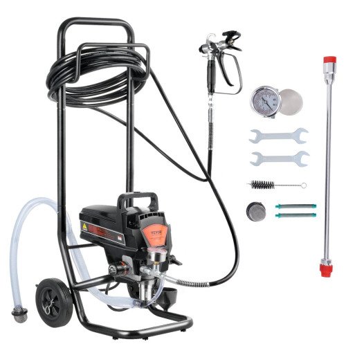 Električni uređaj za bezzračno prskanje 950 W, 207 bar, 2,0 l/min, masa 13,3 kg Električni uređaj za bezzračno prskanje 950 W, 207 bar, 2,0 l/min, masa 13,3 kg