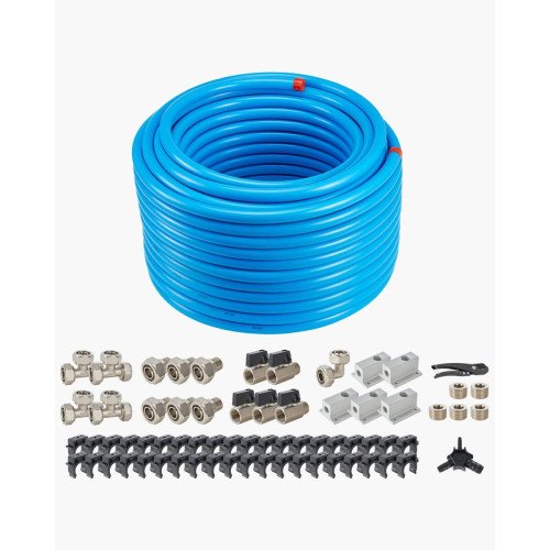 Cijevni razvod komprimiranog zraka, aluminijski, 61 m, ⌀ 19 mm, 18,4 kg Cijevni razvod komprimiranog zraka, aluminijski, 61 m, ⌀ 19 mm, 18,4 kg