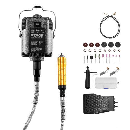 Brusilica sa savitljivom osovinom 1000 W, 30000 o/min, set od 31 dijela Brusilica sa savitljivom osovinom 1000 W, 30000 o/min, set od 31 dijela