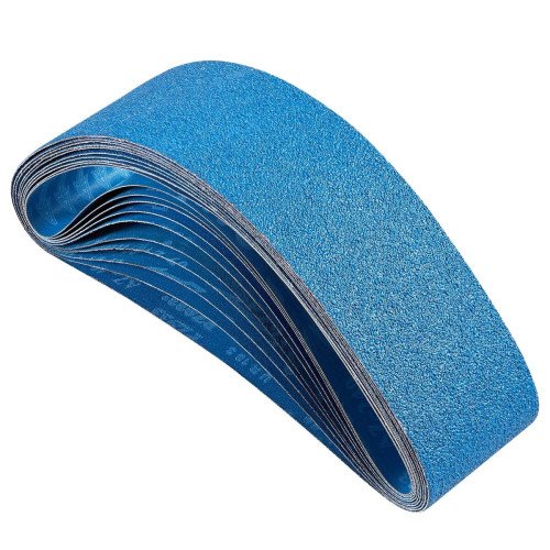 Brusne trake za tračnu brusilicu 10 × 92 cm za drvo, čelik i aluminij, 10 dijelova Brusne trake za tračnu brusilicu 10 × 92 cm za drvo, čelik i aluminij, 10 dijelova