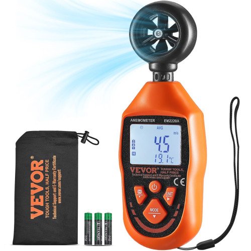 Anemometar sa svjetlom 16,3 × 5,4 × 3,2 cm, masa 0,2 kg Anemometar sa svjetlom 16,3 × 5,4 × 3,2 cm, masa 0,2 kg
