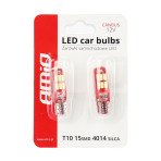 Auto žarulja LED CANBUS W5W 15SMD bijela 12V