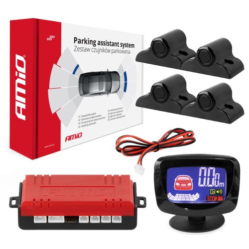Parking senzori LED-GRAF 4 senzora crni 19mm za kamione