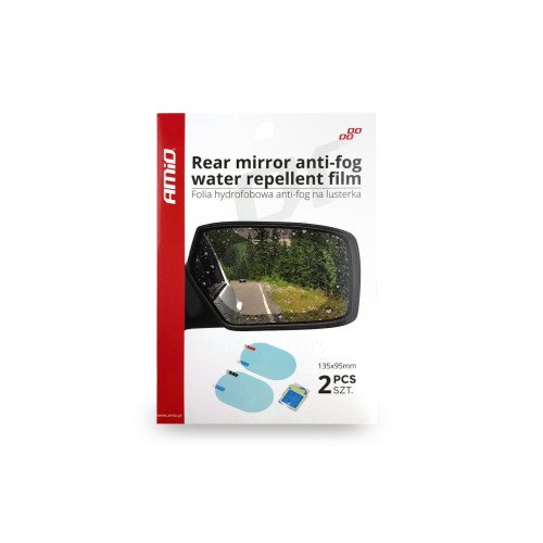 Folija protiv zamagljivanja retrovizora 135x95mm 2 kom